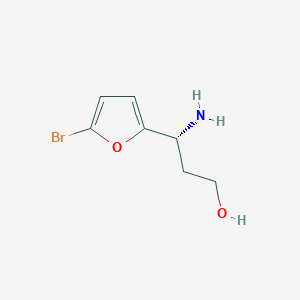 (3R)-3-Amino-3-(5-bromo(2-furyl))propan-1-OL