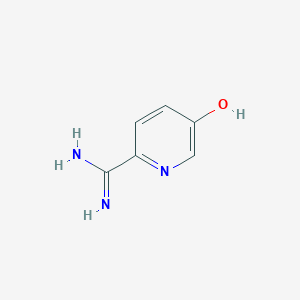 molecular formula C6H7N3O B15234326 5-Hydroxypicolinimidamide 