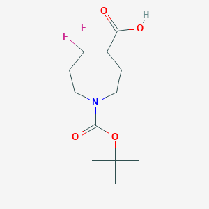 1-[(Tert-butoxy)carbonyl]-5,5-difluoroazepane-4-carboxylicacid