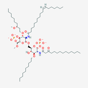 molecular formula C66H122N2O19P2-4 B15234348 Eritoran(4-) 