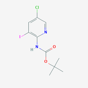 tert-butyl N-(5-chloro-3-iodopyridin-2-yl)carbamate