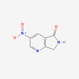 3-Nitro-6,7-dihydro-5H-pyrrolo[3,4-B]pyridin-5-one