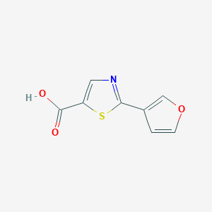 B1523441 2-(Furan-3-yl)-1,3-thiazole-5-carboxylic acid CAS No. 1333946-90-9
