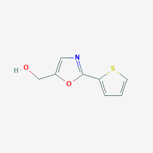 B1523447 [2-(Thiophen-2-yl)-1,3-oxazol-5-yl]methanol CAS No. 1333695-51-4