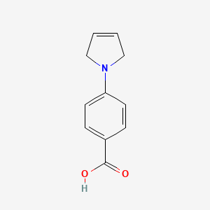 molecular formula C11H11NO2 B1523448 4-(2,5-二氢-1H-吡咯-1-基)苯甲酸 CAS No. 1334011-98-1