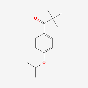 2,2-Dimethyl-1-[4-(propan-2-yloxy)phenyl]propan-1-one