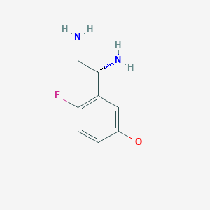 (1R)-1-(2-Fluoro-5-methoxyphenyl)ethane-1,2-diamine