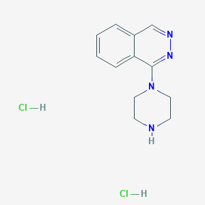 molecular formula C12H16Cl2N4 B1523457 1-(哌嗪-1-基)酞嗪二盐酸盐 CAS No. 1333898-02-4