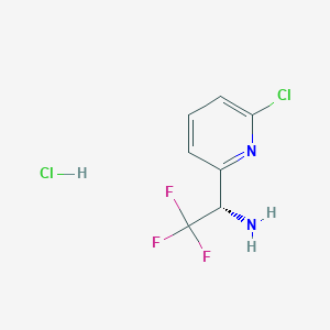 (S)-1-(6-Chloropyridin-2-YL)-2,2,2-trifluoroethan-1-amine hcl