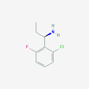 (R)-1-(2-Chloro-6-fluorophenyl)propan-1-amine