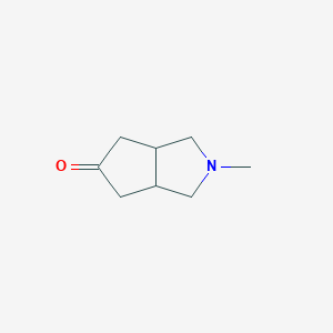 2-Methyl-octahydrocyclopenta[c]pyrrol-5-one