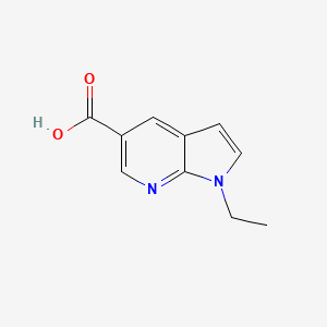 molecular formula C10H10N2O2 B15234717 1-Ethyl-1H-pyrrolo[2,3-B]pyridine-5-carboxylic acid CAS No. 199933-01-2