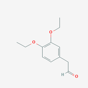 molecular formula C12H16O3 B1523480 2-(3,4-二乙氧苯基)乙醛 CAS No. 62618-37-5
