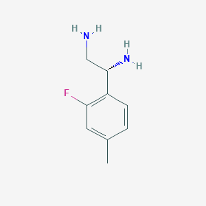 (1R)-1-(2-Fluoro-4-methylphenyl)ethane-1,2-diamine