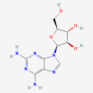 (2S,3R,4R,5S)-2-(2,6-Diamino-9H-purin-9-yl)-5-(hydroxymethyl)tetrahydrofuran-3,4-diol