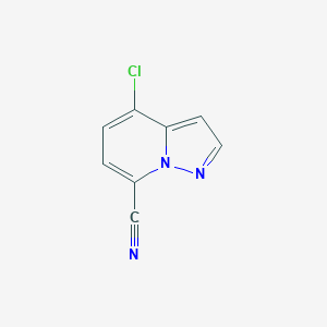 B1523487 4-Chloropyrazolo[1,5-a]pyridine-7-carbonitrile CAS No. 1268520-74-6