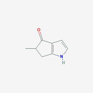 5-Methyl-5,6-dihydrocyclopenta[B]pyrrol-4(1H)-one