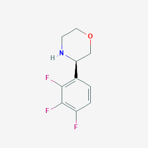 (3R)-3-(2,3,4-Trifluorophenyl)morpholine