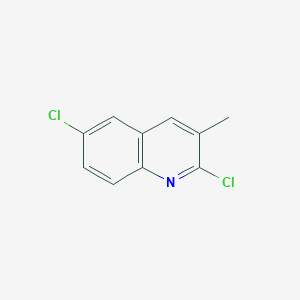 molecular formula C10H7Cl2N B152349 2,6-二氯-3-甲基喹啉 CAS No. 132118-32-2