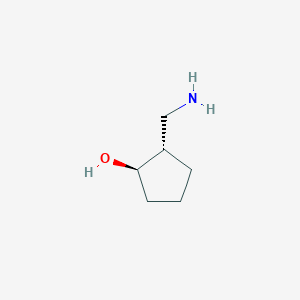 molecular formula C6H13NO B15234954 (1R,2S)-2-(aminomethyl)cyclopentan-1-ol 