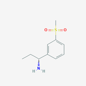 (1R)-1-(3-methanesulfonylphenyl)propan-1-amine