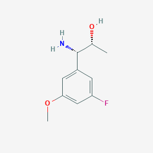 (1S,2R)-1-Amino-1-(5-fluoro-3-methoxyphenyl)propan-2-OL