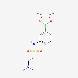 3-[(2-Dimethylaminoethyl)sulfonamido)]phenylboronic acid pinacol ester