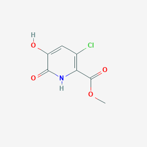 Methyl3-chloro-5-hydroxy-6-oxo-1,6-dihydropyridine-2-carboxylate