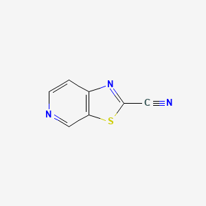 Thiazolo[5,4-c]pyridine-2-carbonitrile