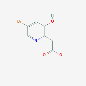 methyl 2-(5-bromo-3-hydroxypyridin-2-yl)acetate