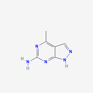 4-methyl-1H-pyrazolo[3,4-d]pyrimidin-6-amine