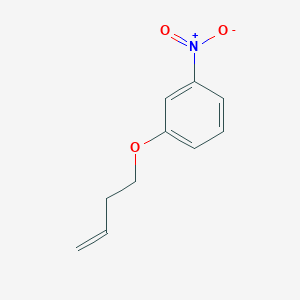 molecular formula C10H11NO3 B1523509 Benzene, 1-(3-buten-1-yloxy)-3-nitro- CAS No. 374588-08-6