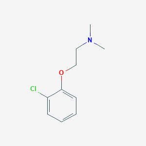 molecular formula C10H14ClNO B15235145 [2-(2-CHlorophenoxy)ethyl]dimethylamine 