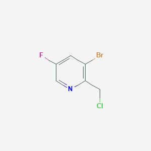 3-Bromo-2-(chloromethyl)-5-fluoropyridine