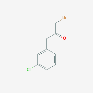 molecular formula C9H8BrClO B1523517 1-Bromo-3-(3-chlorophenyl)propan-2-one CAS No. 1200399-50-3