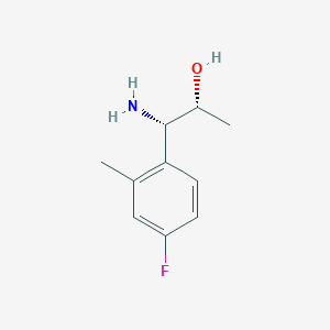 (1S,2R)-1-Amino-1-(4-fluoro-2-methylphenyl)propan-2-OL