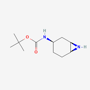 tert-butyl N-[(1R,3R,6S)-7-azabicyclo[4.1.0]heptan-3-yl]carbamate