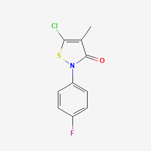 5-Chloro-2-(4-fluorophenyl)-4-methylisothiazol-3(2H)-one