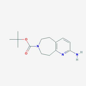 tert-Butyl 2-amino-8,9-dihydro-5H-pyrido[2,3-d]azepine-7(6H)-carboxylate