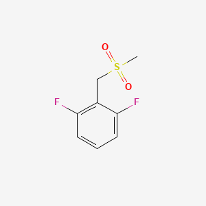 molecular formula C8H8F2O2S B15235344 2,6-Difluorobenzylmethylsulfone CAS No. 886497-97-8