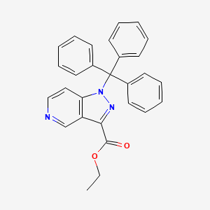 Ethyl 1-trityl-1H-pyrazolo[4,3-C]pyridine-3-carboxylate