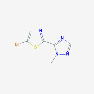 B1523538 5-Bromo-2-(1-methyl-1H-1,2,4-triazol-5-yl)thiazole CAS No. 1014983-33-5