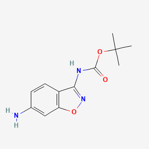 tert-Butyl(6-aminobenzo[d]isoxazol-3-yl)carbamate