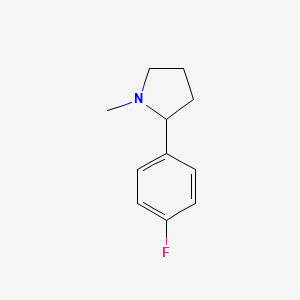 2-(4-Fluoro-phenyl)-1-methyl-pyrrolidine