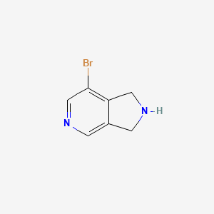 7-Bromo-2,3-dihydro-1H-pyrrolo[3,4-c]pyridine