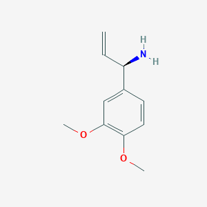 (1R)-1-(3,4-Dimethoxyphenyl)prop-2-enylamine