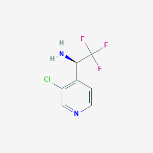 (R)-1-(3-Chloropyridin-4-YL)-2,2,2-trifluoroethan-1-amine