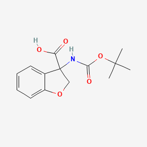 3-((Tert-butoxycarbonyl)amino)-2,3-dihydrobenzofuran-3-carboxylic acid