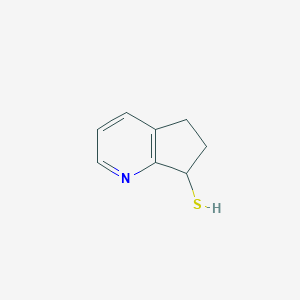 B152355 6,7-dihydro-5H-cyclopenta[b]pyridine-7-thiol CAS No. 133073-01-5