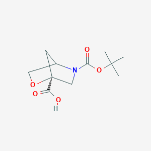 (1S,4S)-5-(tert-butoxycarbonyl)-2-oxa-5-azabicyclo[2.2.1]heptane-1-carboxylicacid